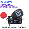 25W Walkie Talkie IC-980Pro VHF UHF Dual Band Dual Watch 200Ch Noise Reduction Mini FM Vox Scrambler Mobile Radio